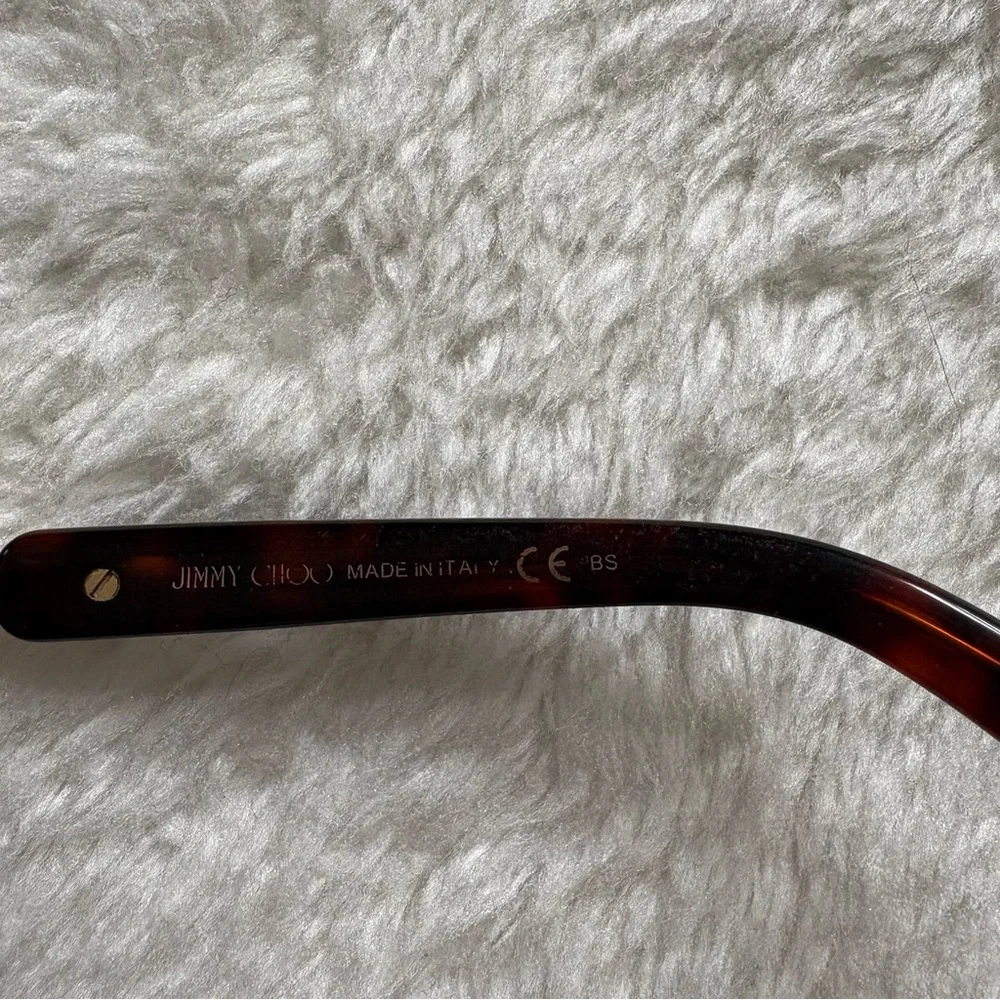 JIMMY CHOO vintage tortoise prescription transition lenses sunglasses glasses
